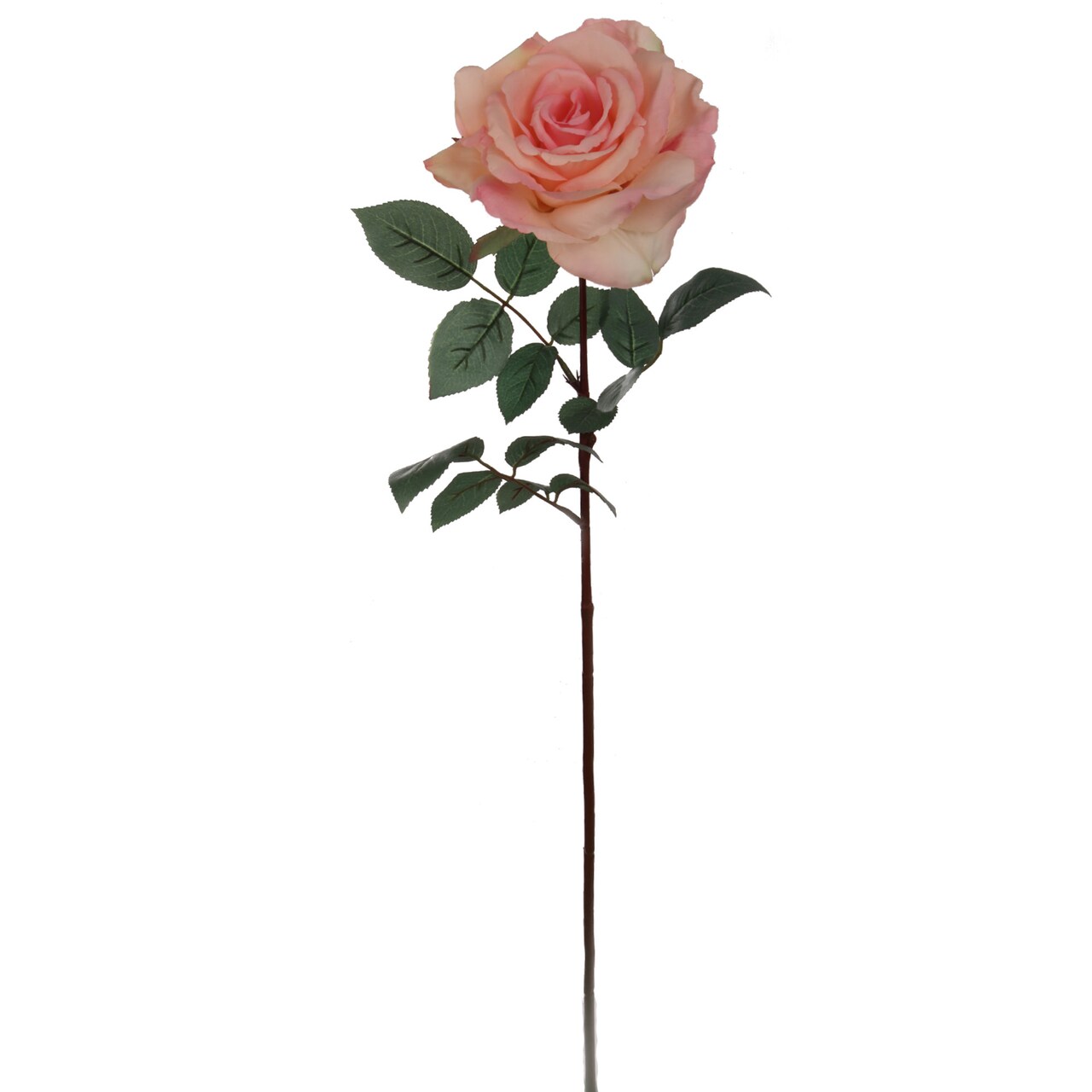 Pink Queen Anne Rose Stem - 12-Pack, Silk Foliage, Lifelike Blooms, Perfect for Floral Arrangements, Events & Home Décor - Ideal for All Seasons, Floral Home by Artificial Flowers